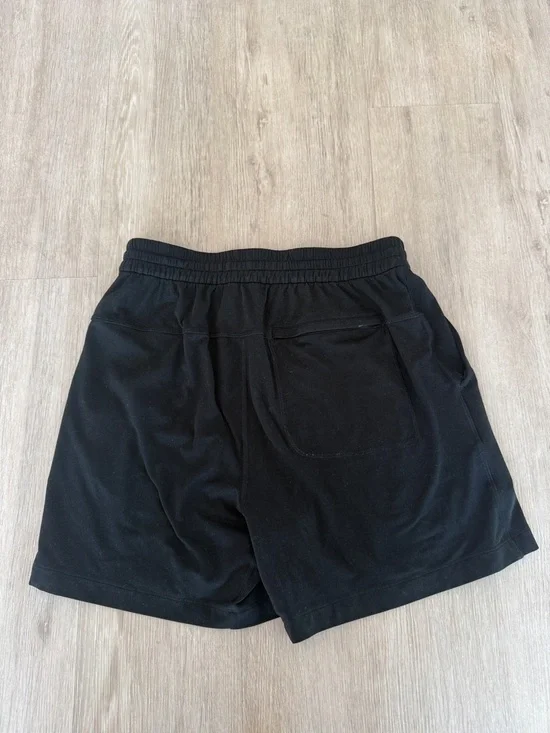 Lululemon Black Jersey Shorts Cotton Feel 5’ - Picture 3 of 5